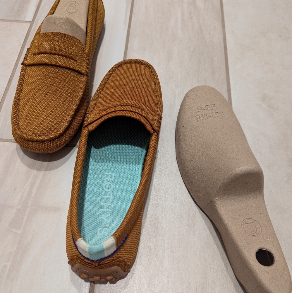Rothy's Women's Penny Loafers in Rust - Picture 3 of 6